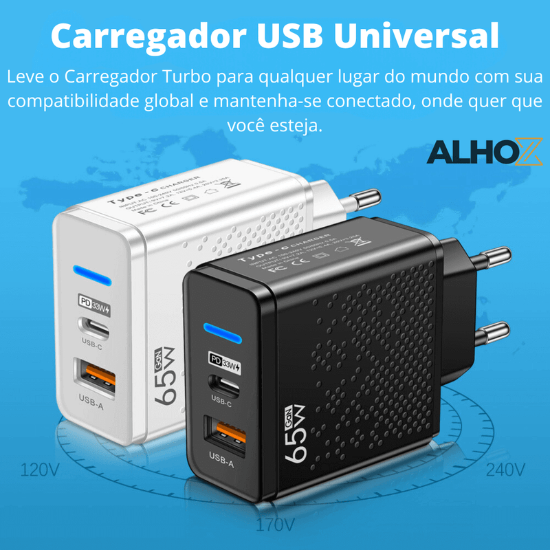 Carregador Turbo 65W